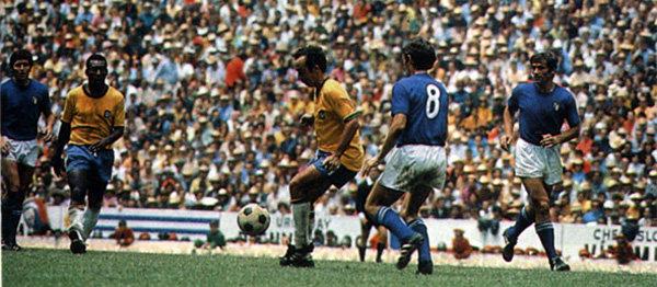 Brasil vs. Italia. 1970